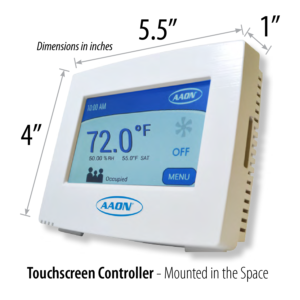 Touchscreen Controller - Kilmer Environmental distributes industry-leading HVAC product lines in Ontario, incl. AAON, Condair, Seresco. Heating and Cooling HVAC products supplier.